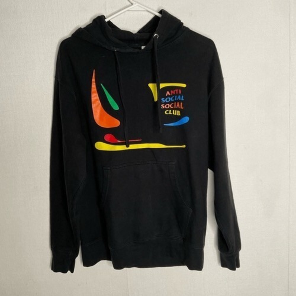 Anti Social Social Club‎ Hooded Drawstring Hoodie Unisex Adult Size Large USA